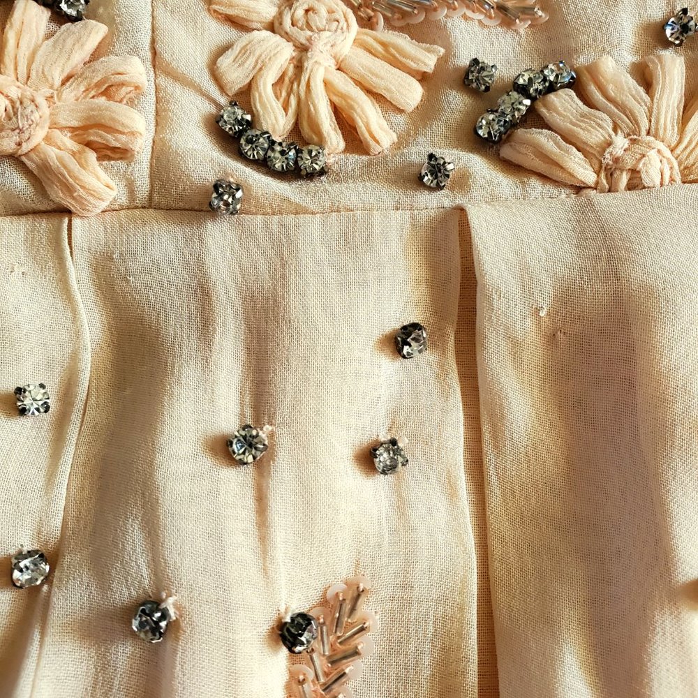Jenny Yoo Collection Blaire Hand Embroidered/Embellished Dress in Blush … - Picture 13 of 16